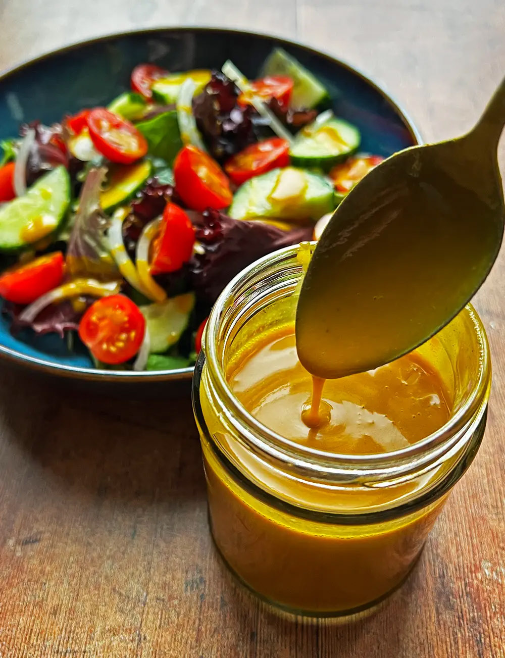 Quick and Easy Sweet Mustard Salad Dressing